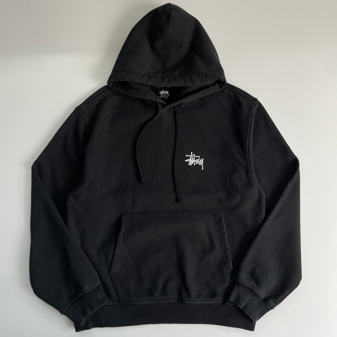 Stussy 스투시 블랙 스탁 후드티 상품이미지2