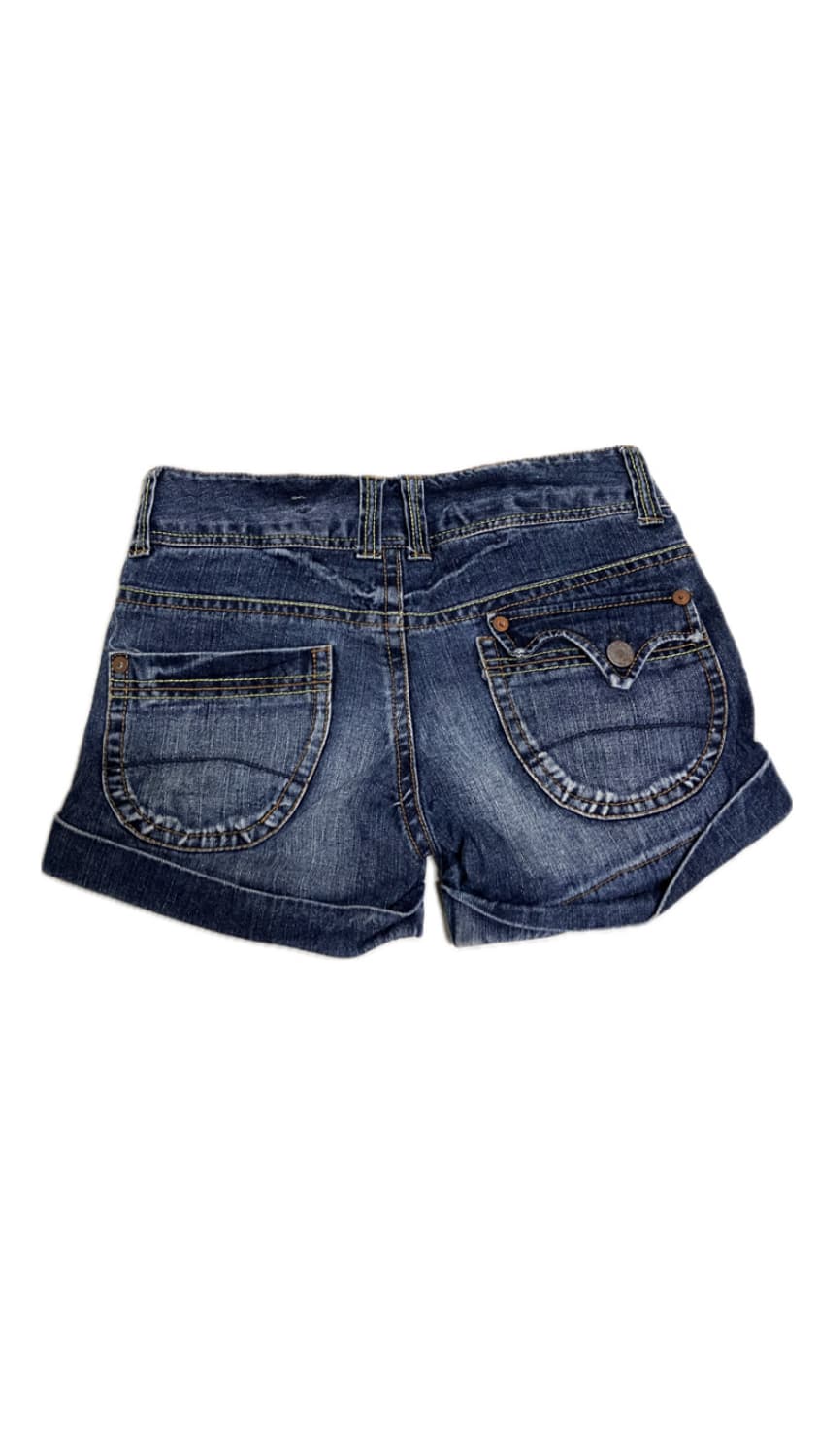 아방 데님 포켓 숏팬츠 상품이미지2