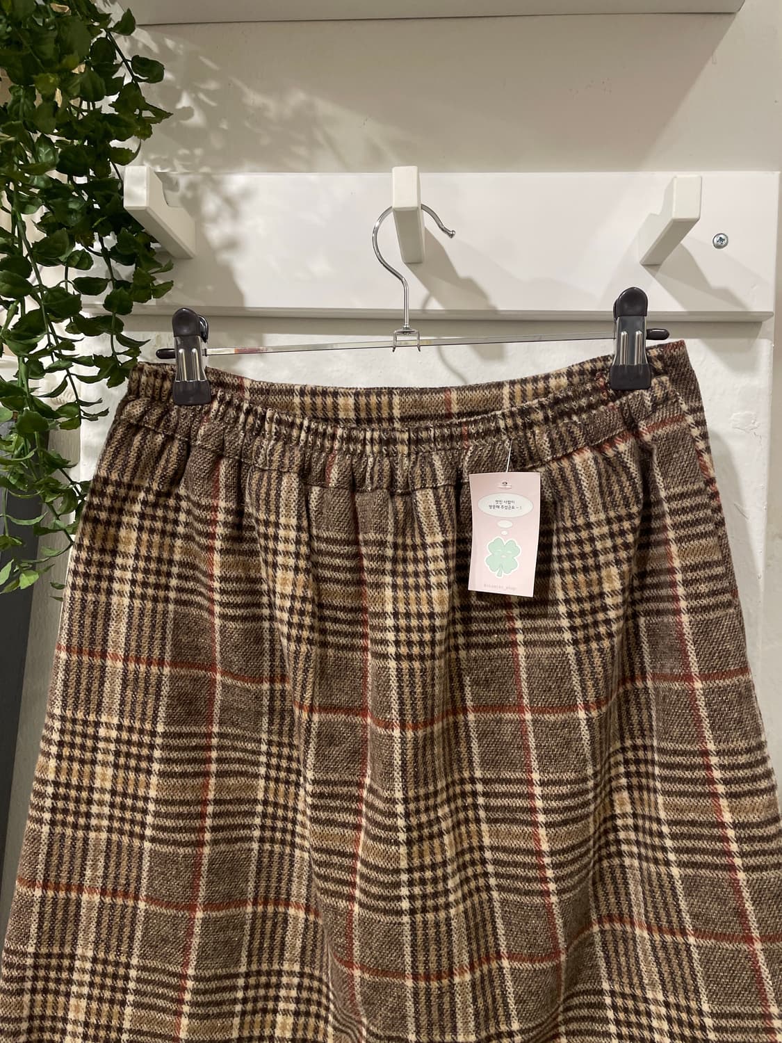 랩 체크 미니스커트(팬츠내장) 상품이미지8