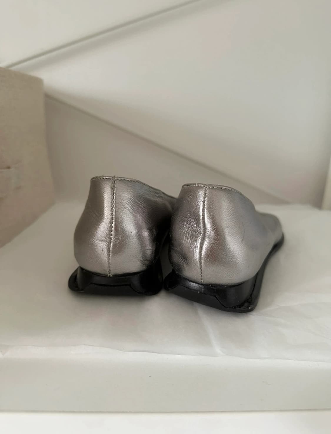 VIA SPIGA. Silver Leather Sandal 상품이미지5