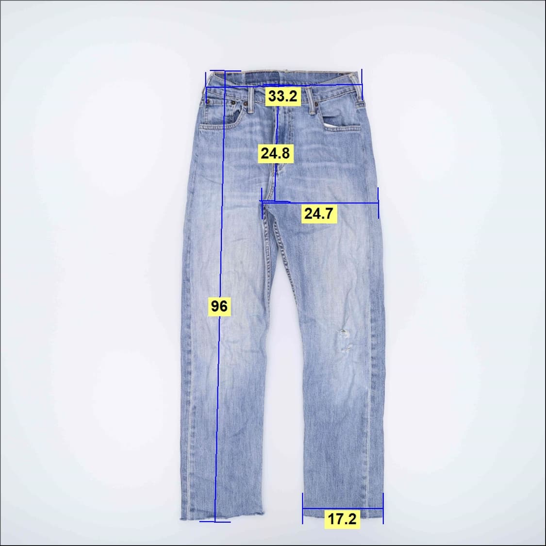 W30L32 리바이스 508 데님팬츠 0511H1 상품이미지8