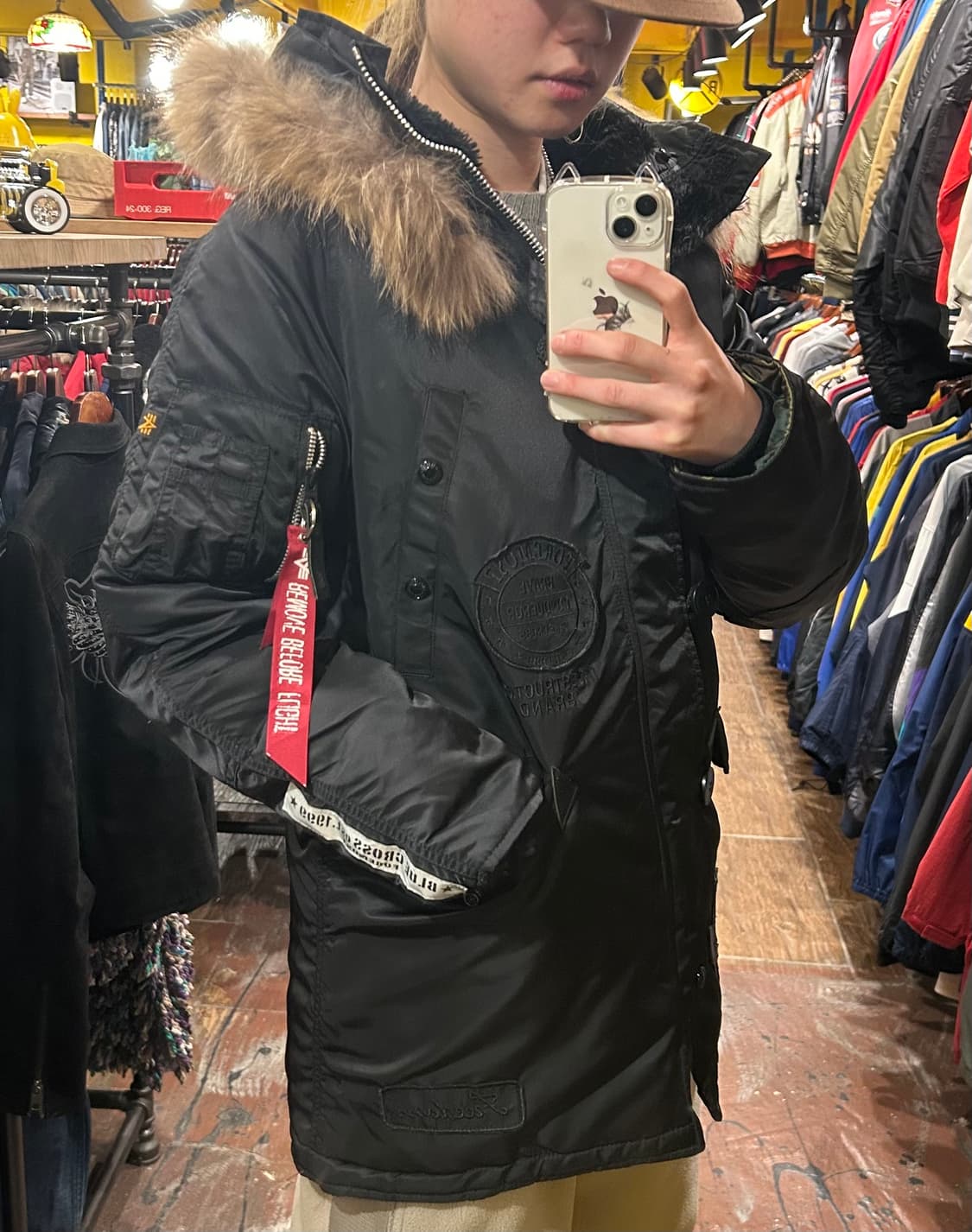 [HI] 알파인더스트리 패딩 블랙 상품이미지3