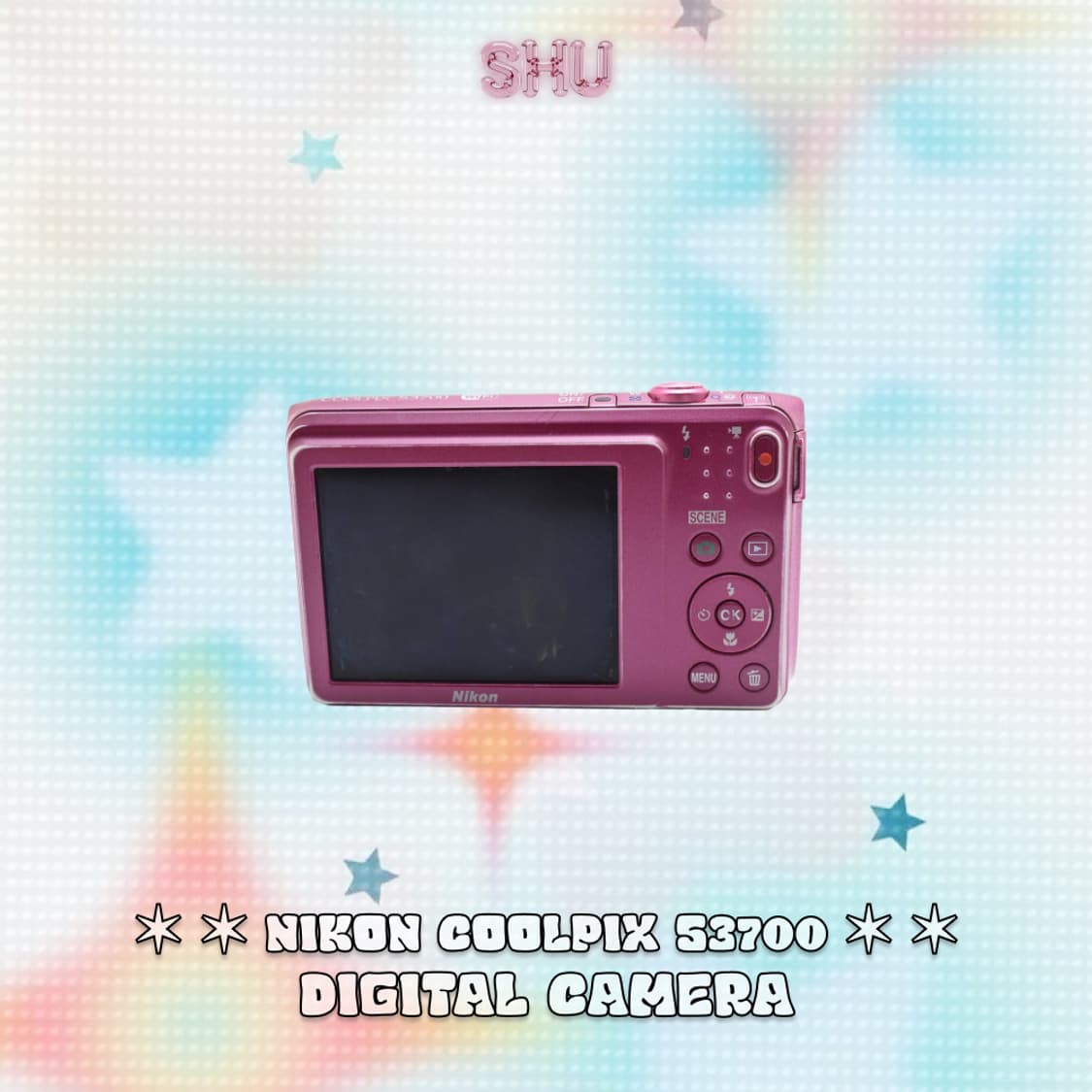 니콘 쿨픽스 S3700 빈티지 디카 핑크 상품이미지6