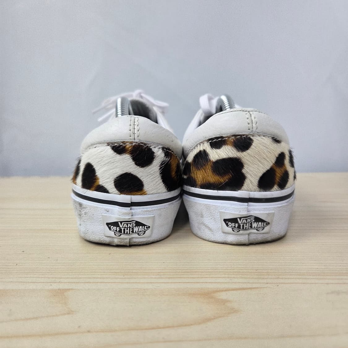 235 반스 에라 레오파드 송치가죽 트루 화이트 스니커즈 운동화 상품이미지3
