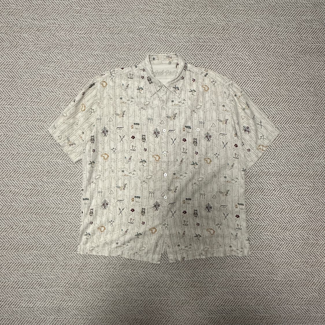 VINTAGE silk shirt 상품이미지1