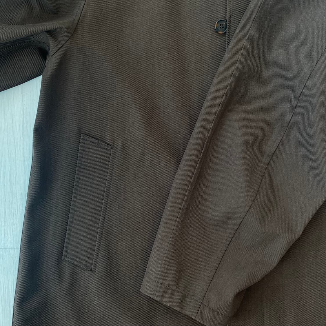 유니클로u 바람막이 발마칸 코트 XL 브라운 상품이미지7