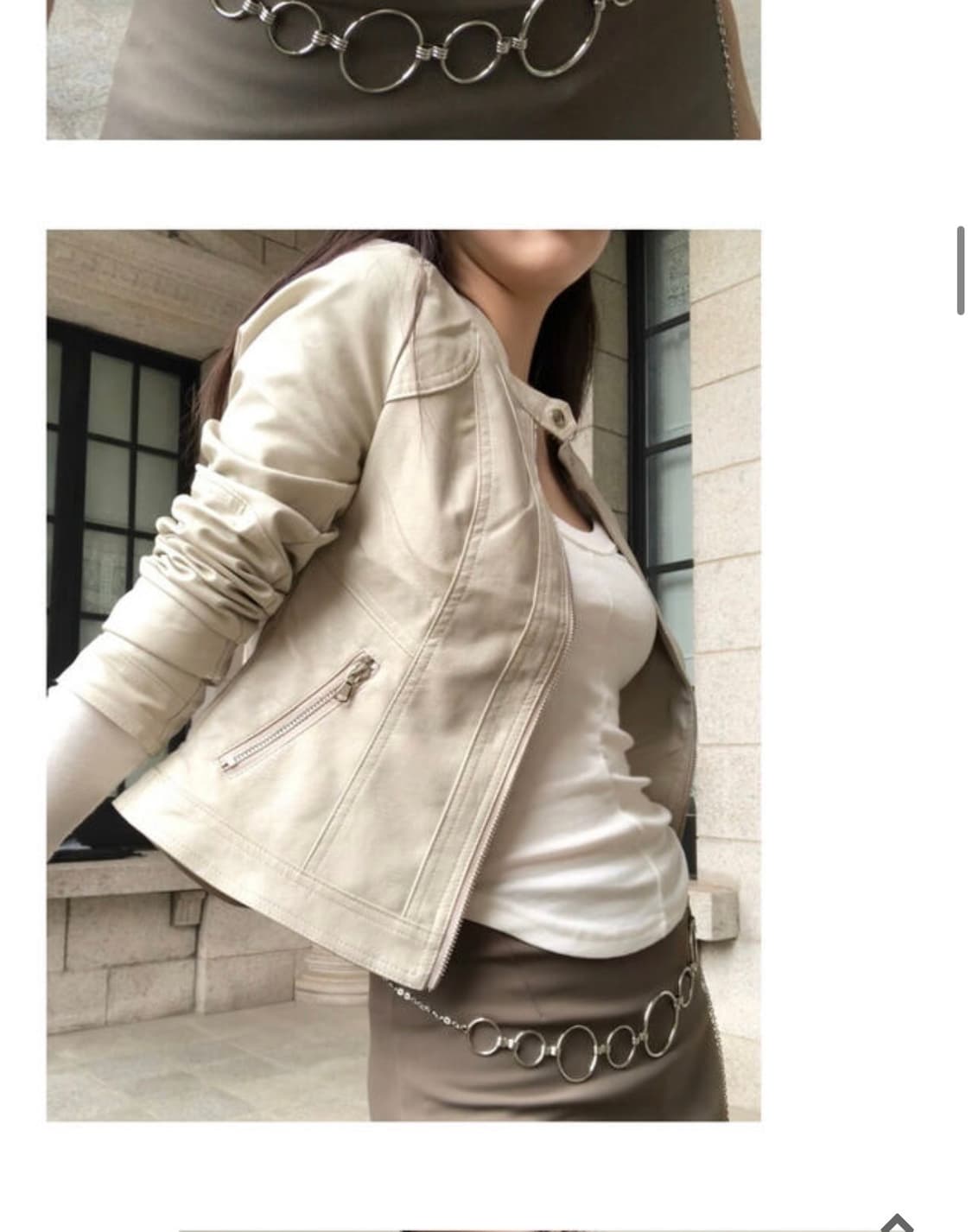 아델리오 슬림 레더자켓 상품이미지3