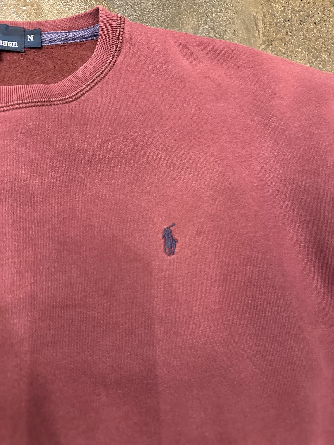 POLO 폴로 랄프로렌 버건디 스웻셔츠 맨투맨 M 상품이미지3