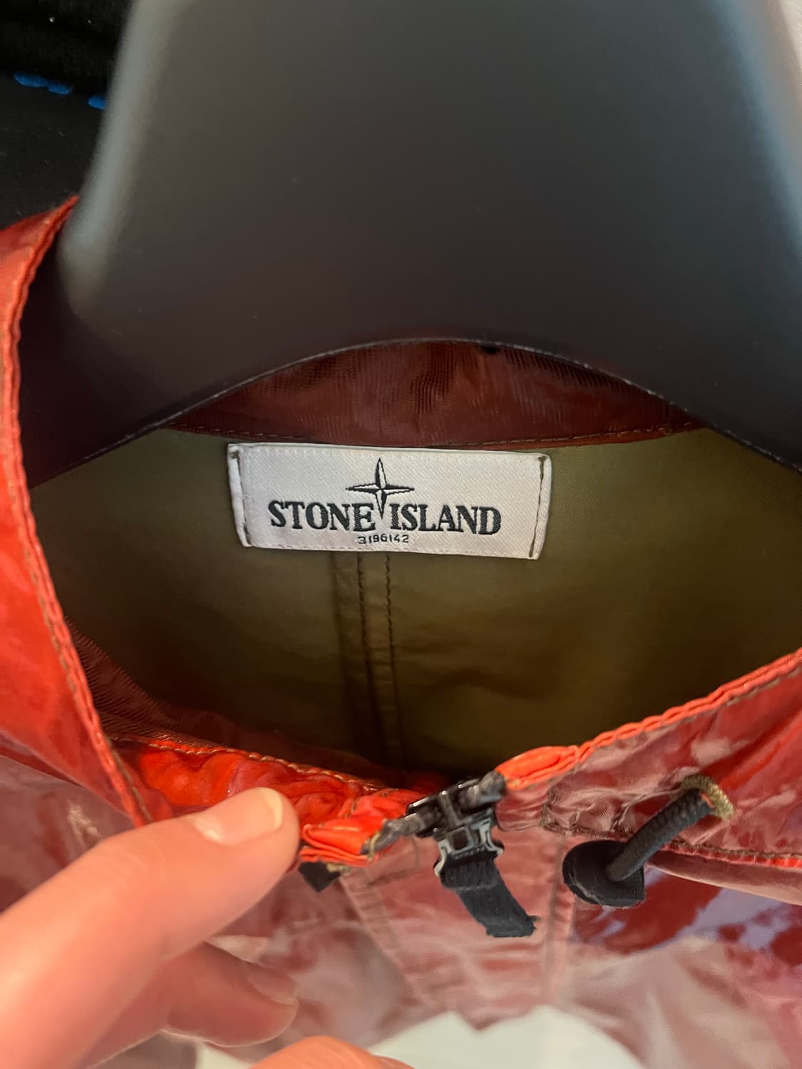 스톤아일랜드 12SS 무솔라 프리즈마티카 레드 L 상품이미지4