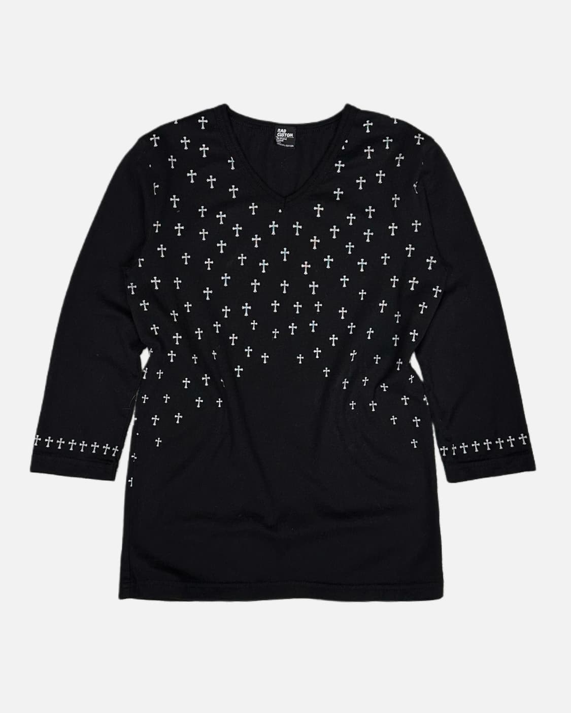 RAD CUSTOM cross pattern back logo t 상품이미지2