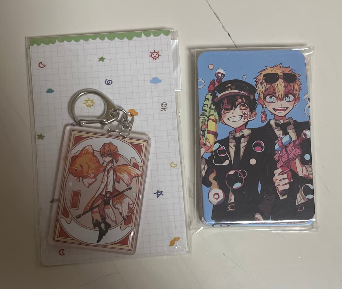 마지막 내림|지박소년하나코군 코우 키링+포카 세트 상품이미지1