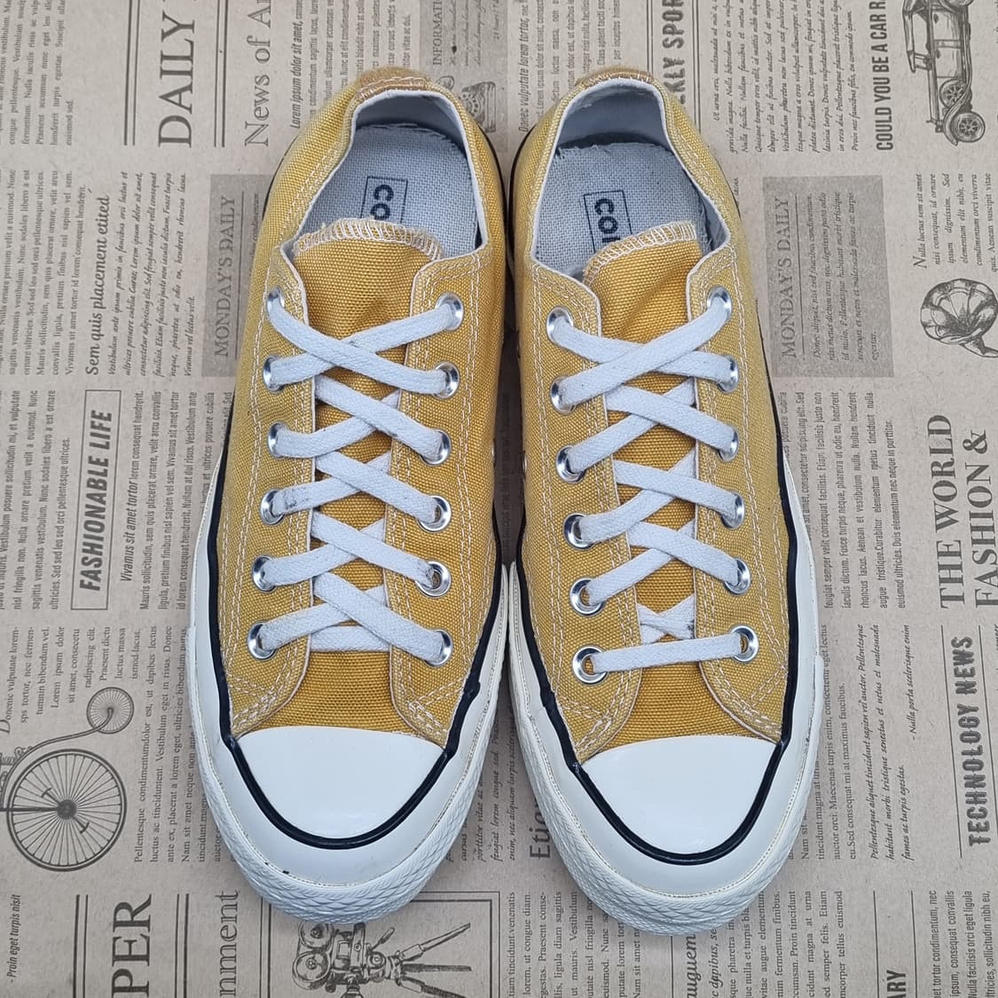 컨버스 척70 머스타드 여성스니커즈240 상품이미지2