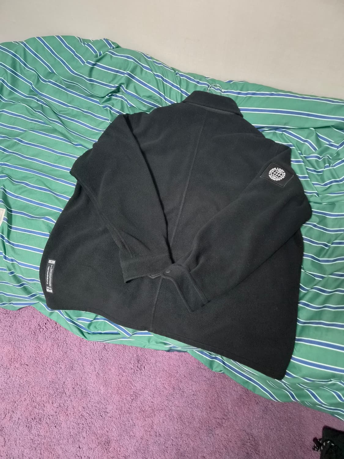 LMC 플리스 스냅 셔츠 블랙  상품이미지3