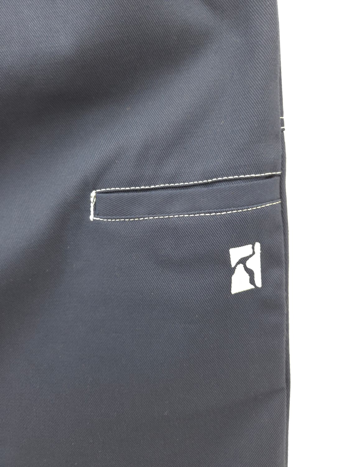 M [새상품] POETICCOLLECTIVE 네이비 스티치 와이드 팬츠 상품이미지7