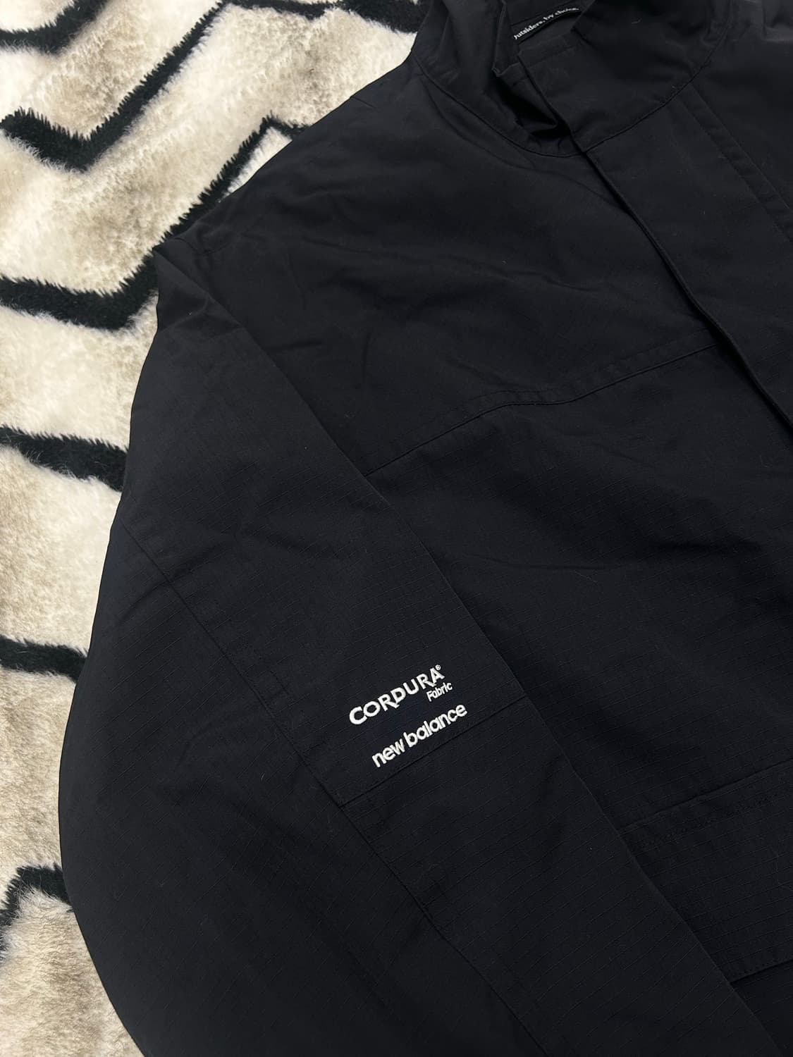 [XL]뉴발란스 유니 코듀라 쉘 파카/블랙 상품이미지1