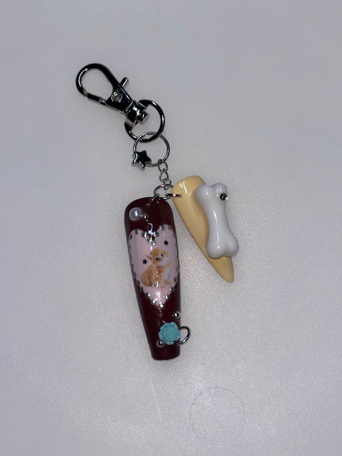 네일 팁 키링 nail tip keyring 상품이미지1