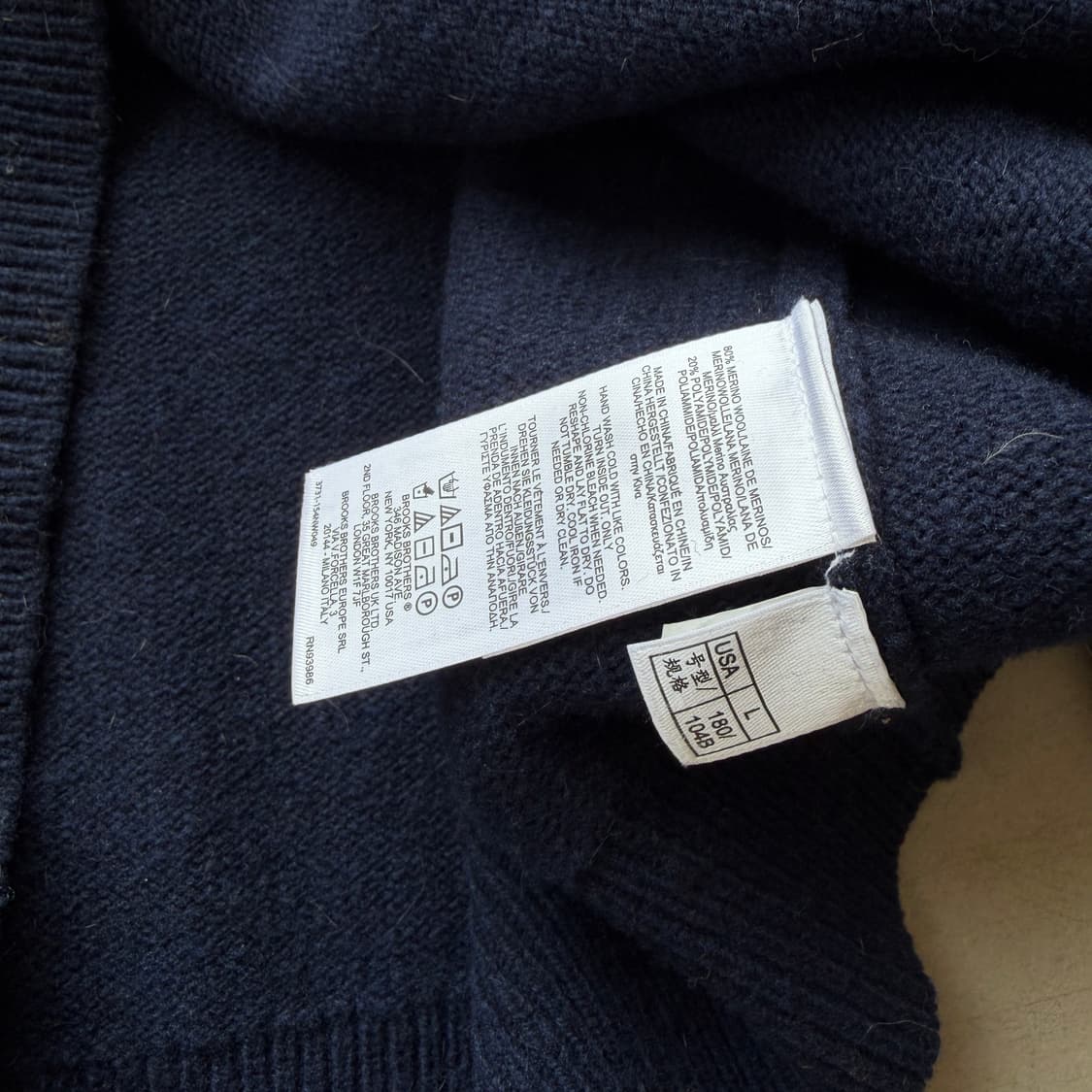 브룩스 브라더스 엠브로이드 니트 스웨터 상품이미지6