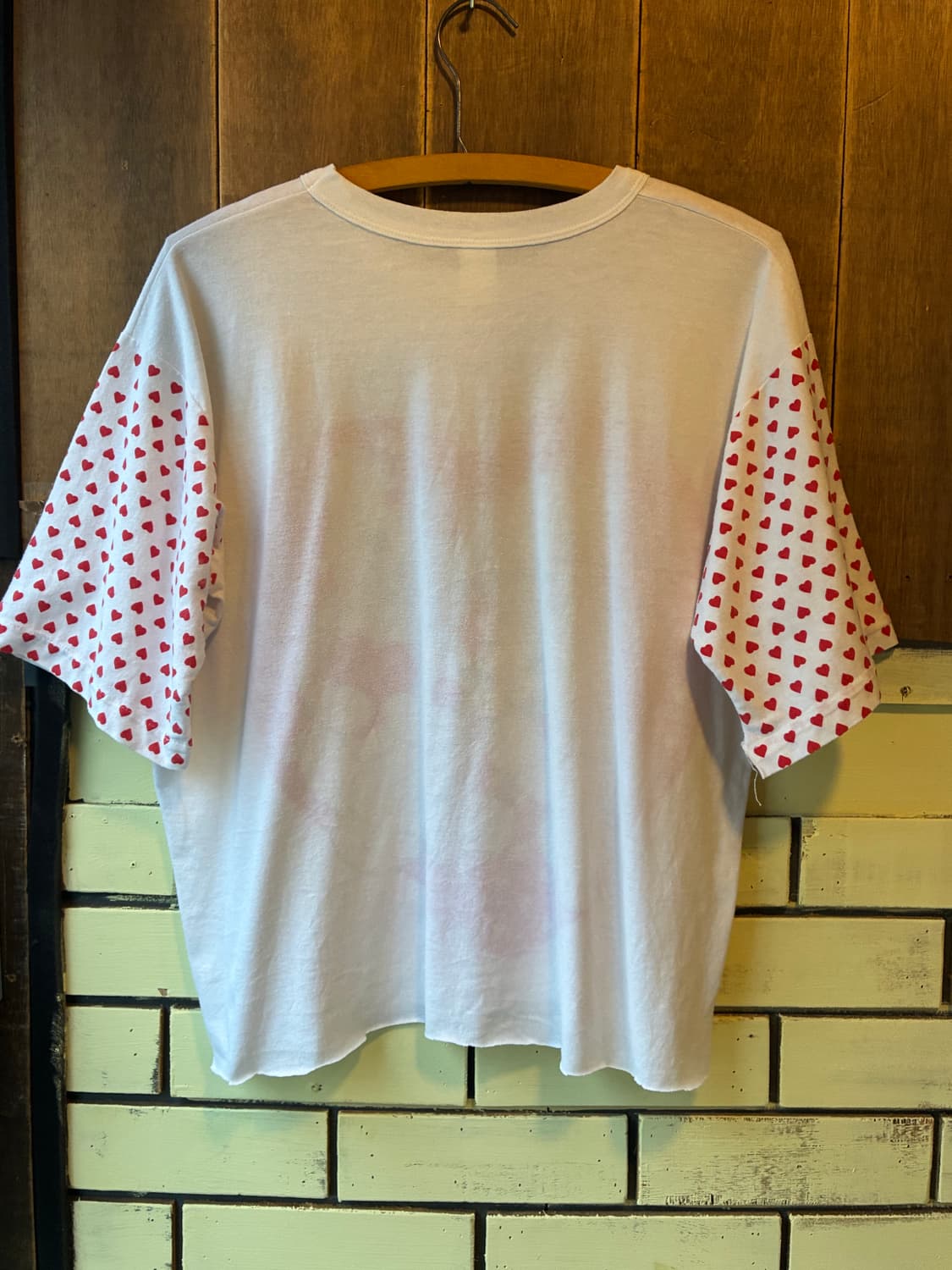 90s Vintage Heart Bear Graphic Tee 상품이미지8