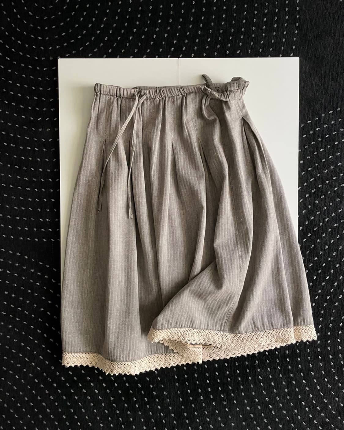 herringbone long skirt 상품이미지5
