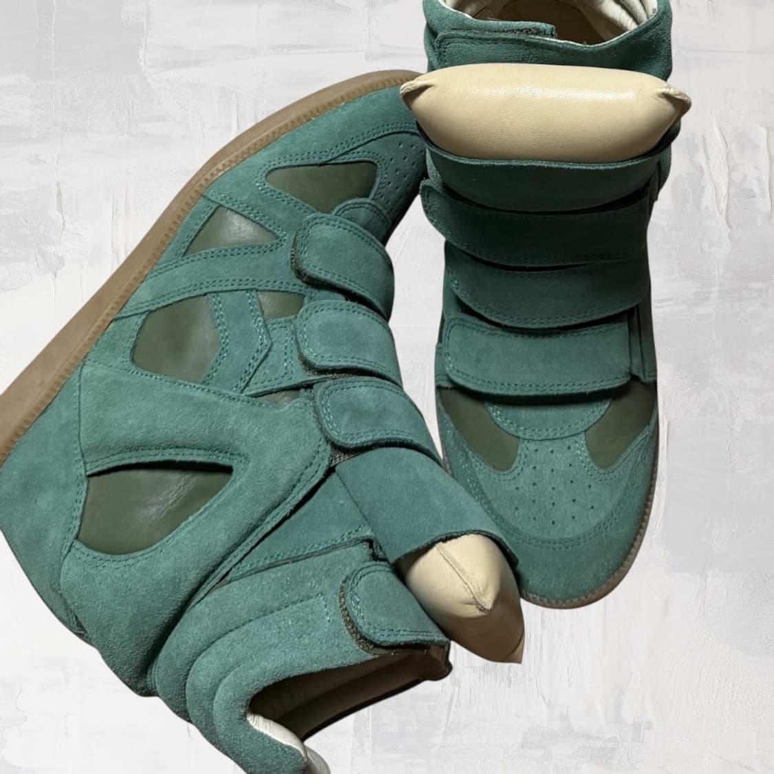 (풀구성 새상품) 이자벨 마랑 베켓 스니커즈 그린 36 상품이미지2