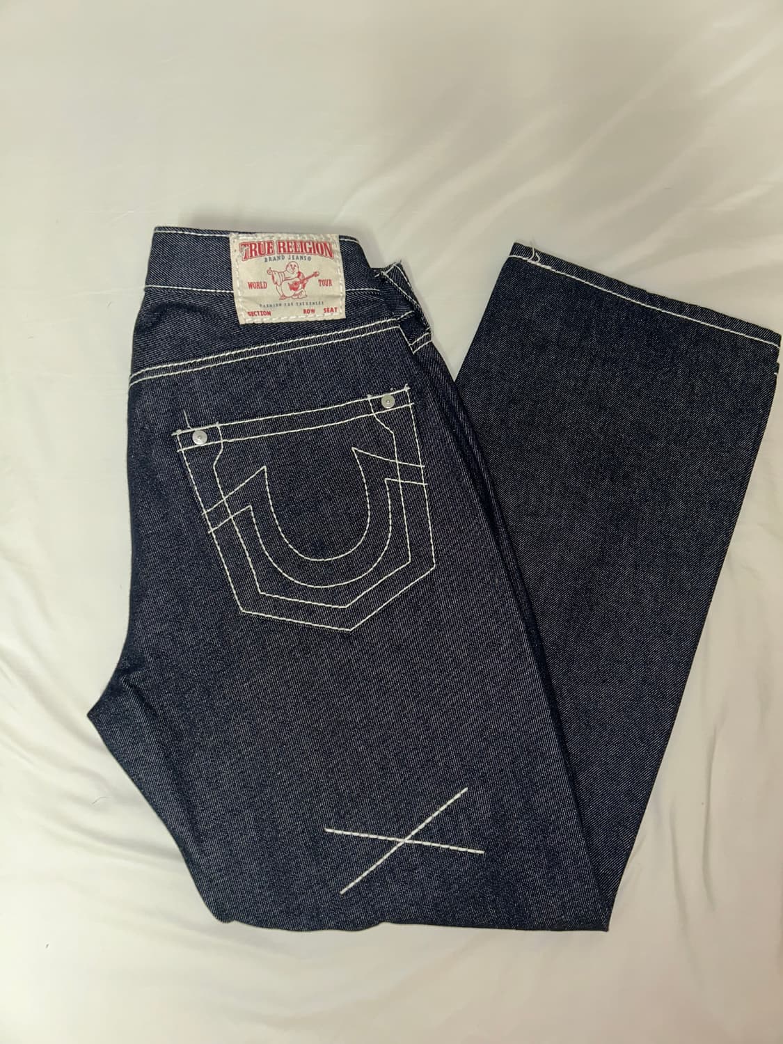 트루릴리젼 세이프티 생지 데님 팬츠 인디고 상품이미지2