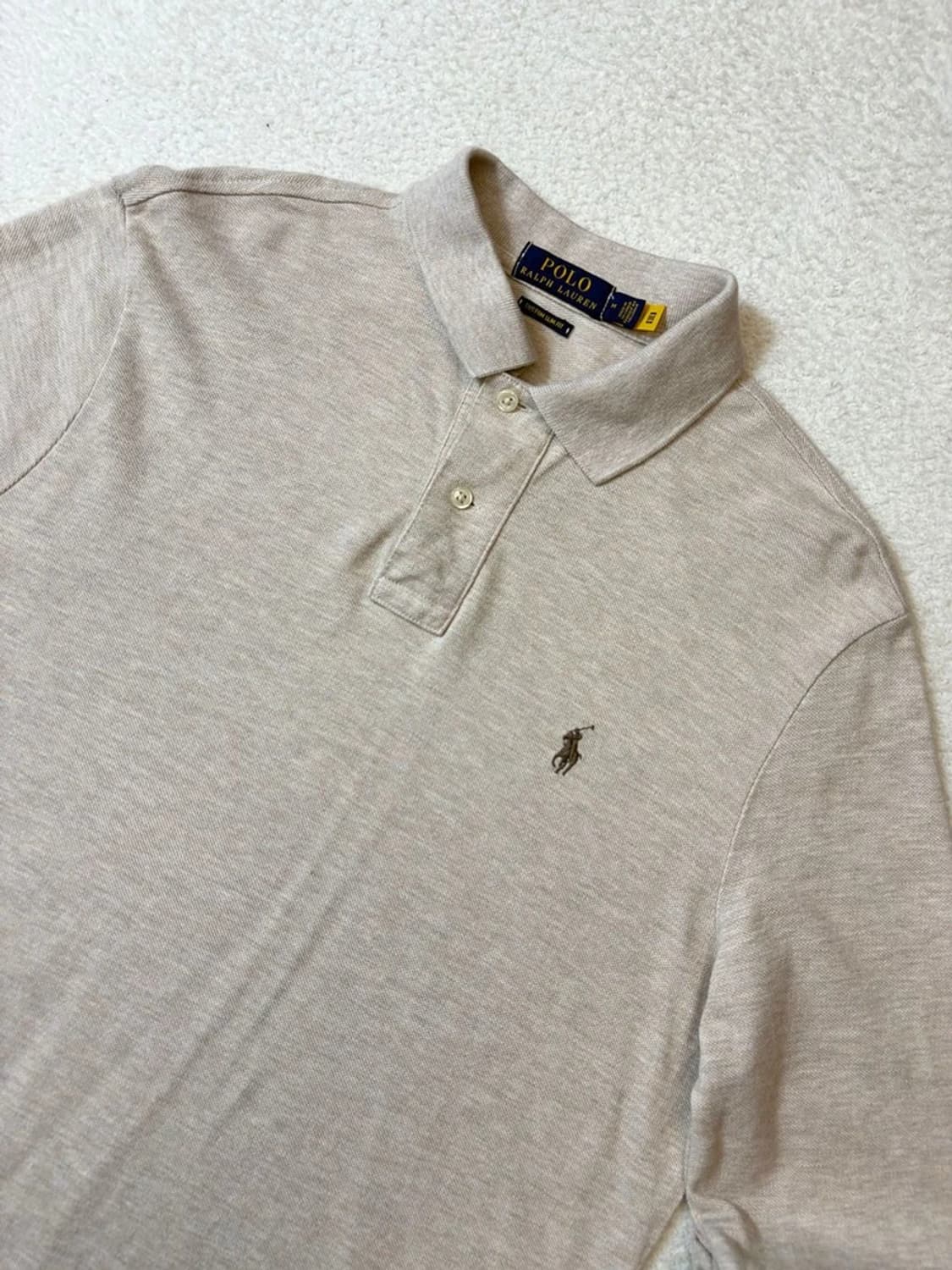 폴로 랄프로렌 큐알 신형 솔리드 카라 롱슬리브 PN6271 상품이미지2