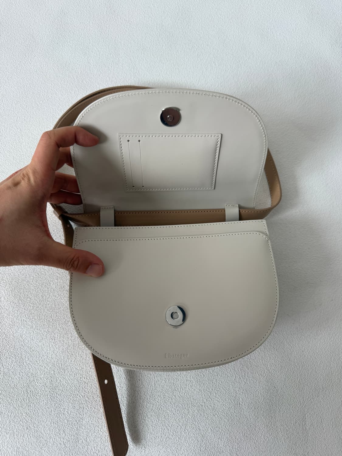 엘바테게브(ELBATEGEV) 레더 숄더 크로스백 상품이미지7