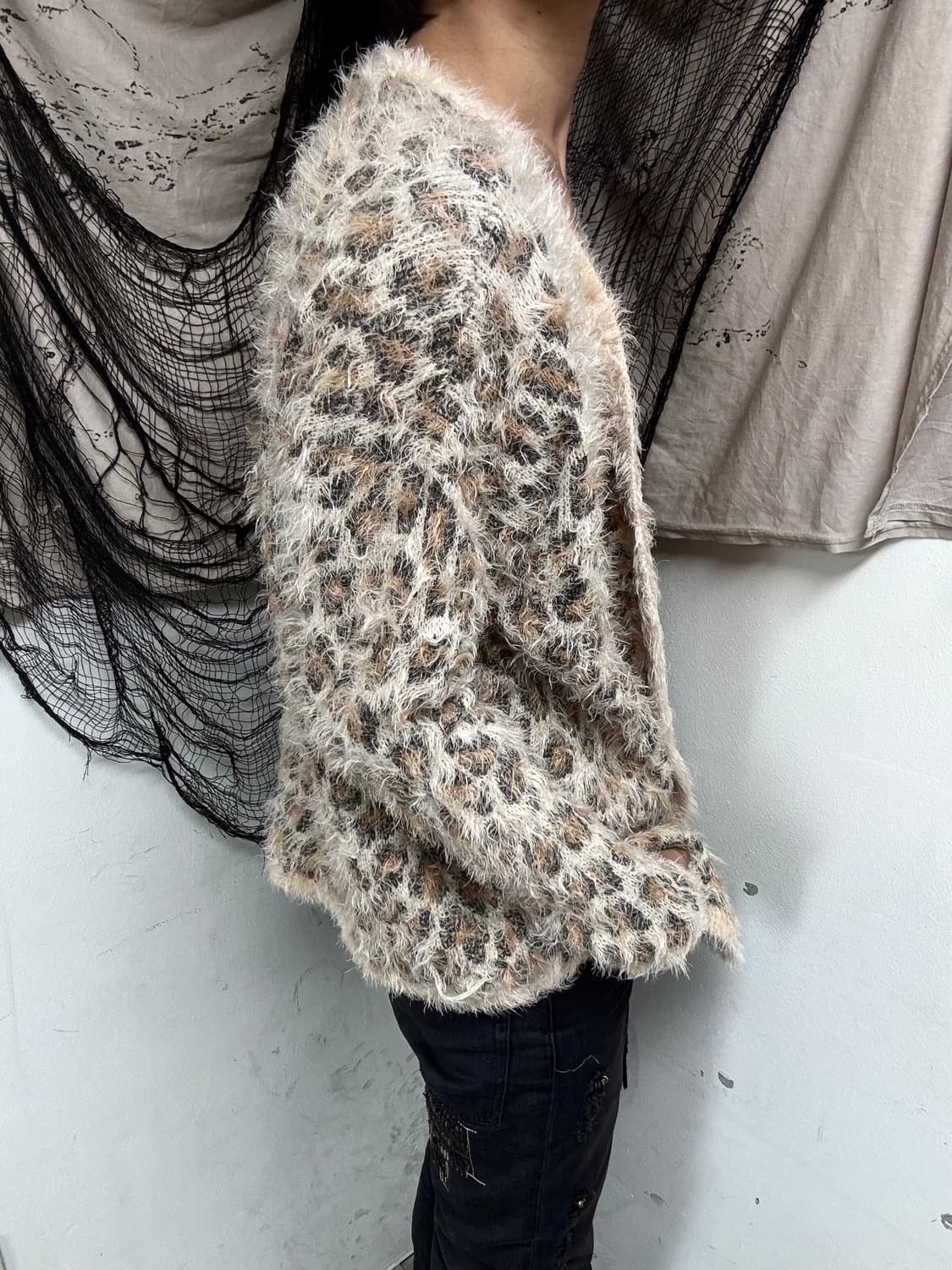 Leopard Fur Cardigan 상품이미지2