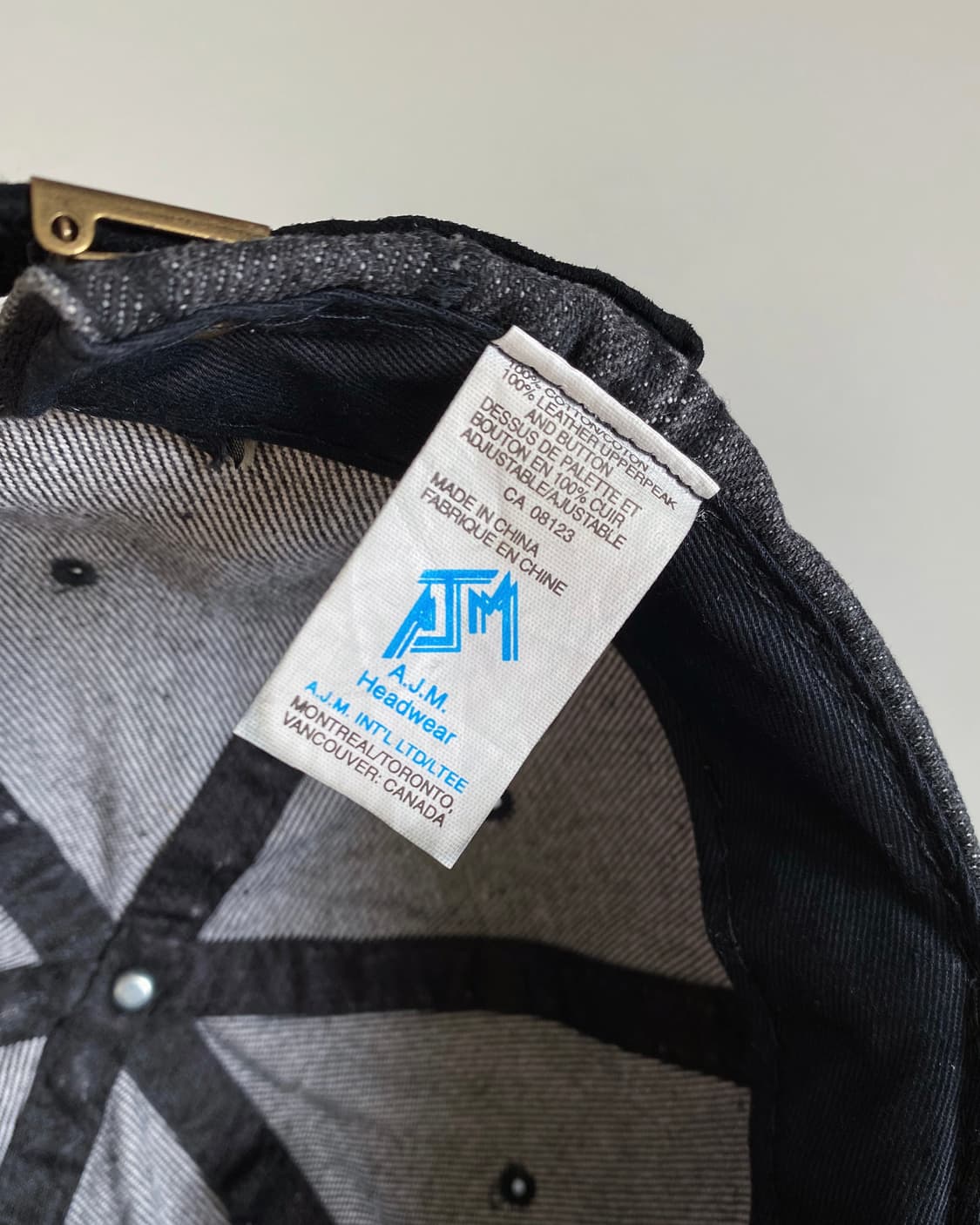 페인팅 투톤 빈티지 볼캡 모자 B 상품이미지10