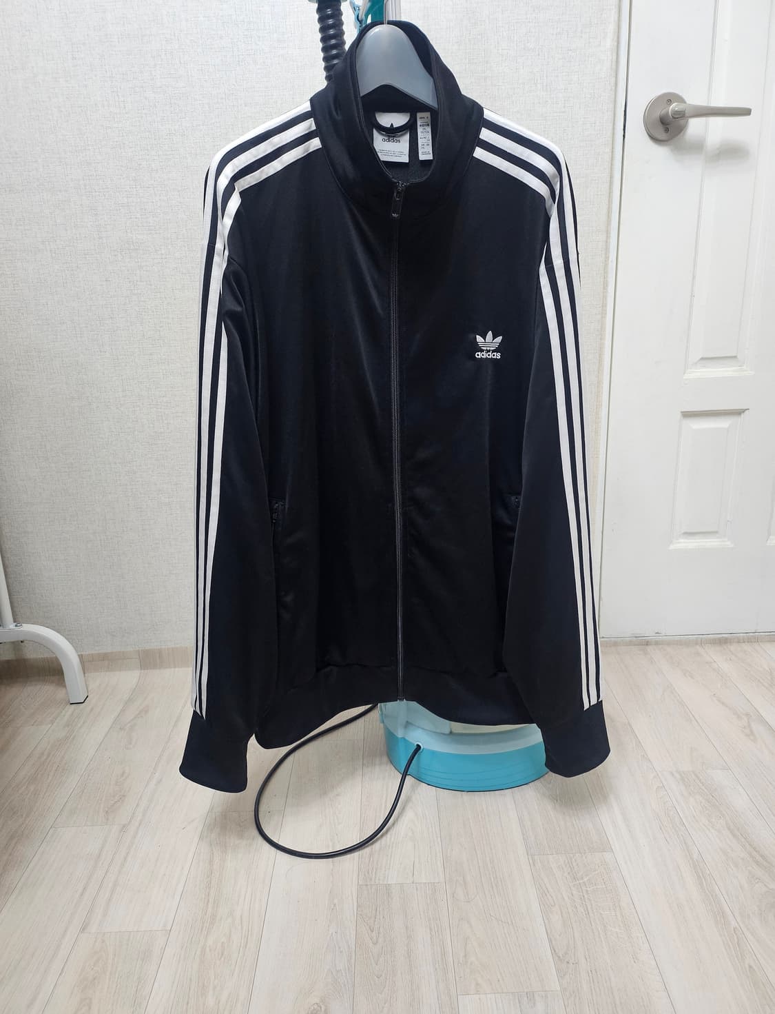 (110~115)2XL☆초대장급☆ 아디다스 파이어버드 [검흰] 트랙탑져지 상품이미지1