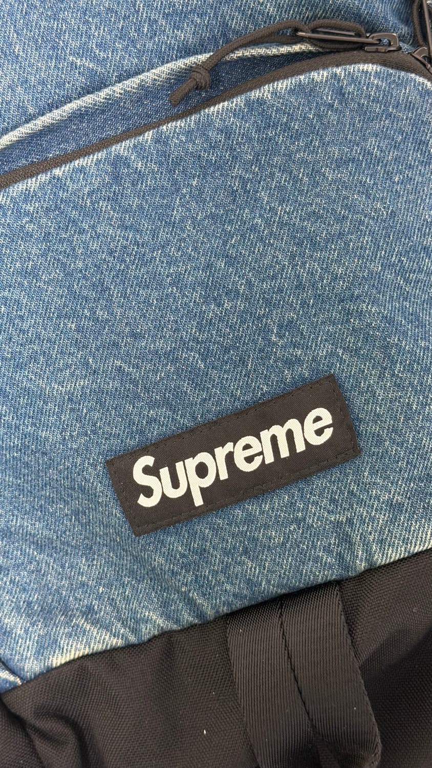 슈프림 데님 백팩 워시드 인디고 - 25FW 상품이미지5