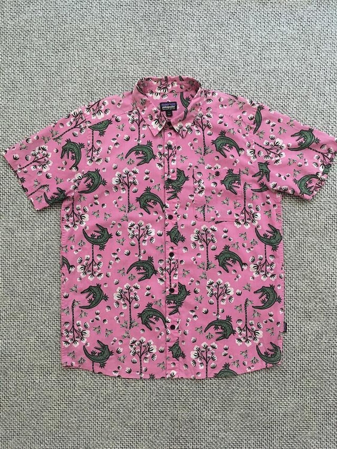 Organic cotton crocodile all-over print 상품이미지8
