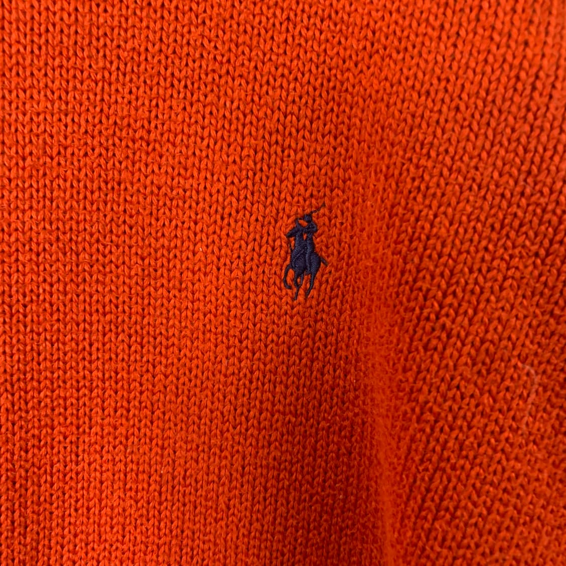 폴로 랄프로렌 오렌지 울 라운드 니트 상품이미지3
