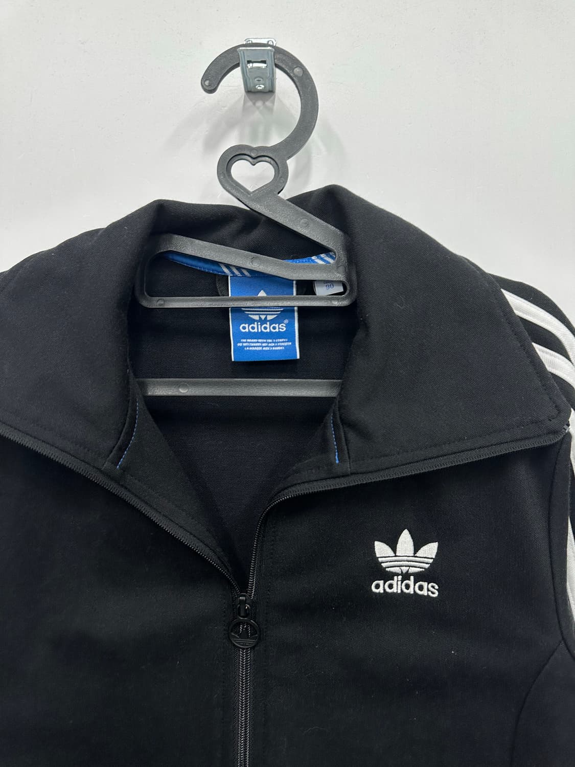 아디다스 블랙 파이어버드 져지 트랙탑  상품이미지2