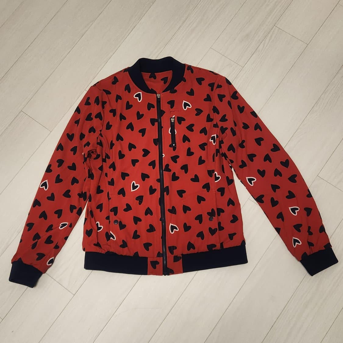 Elle golf 하트 트레이닝 집업 상품이미지1