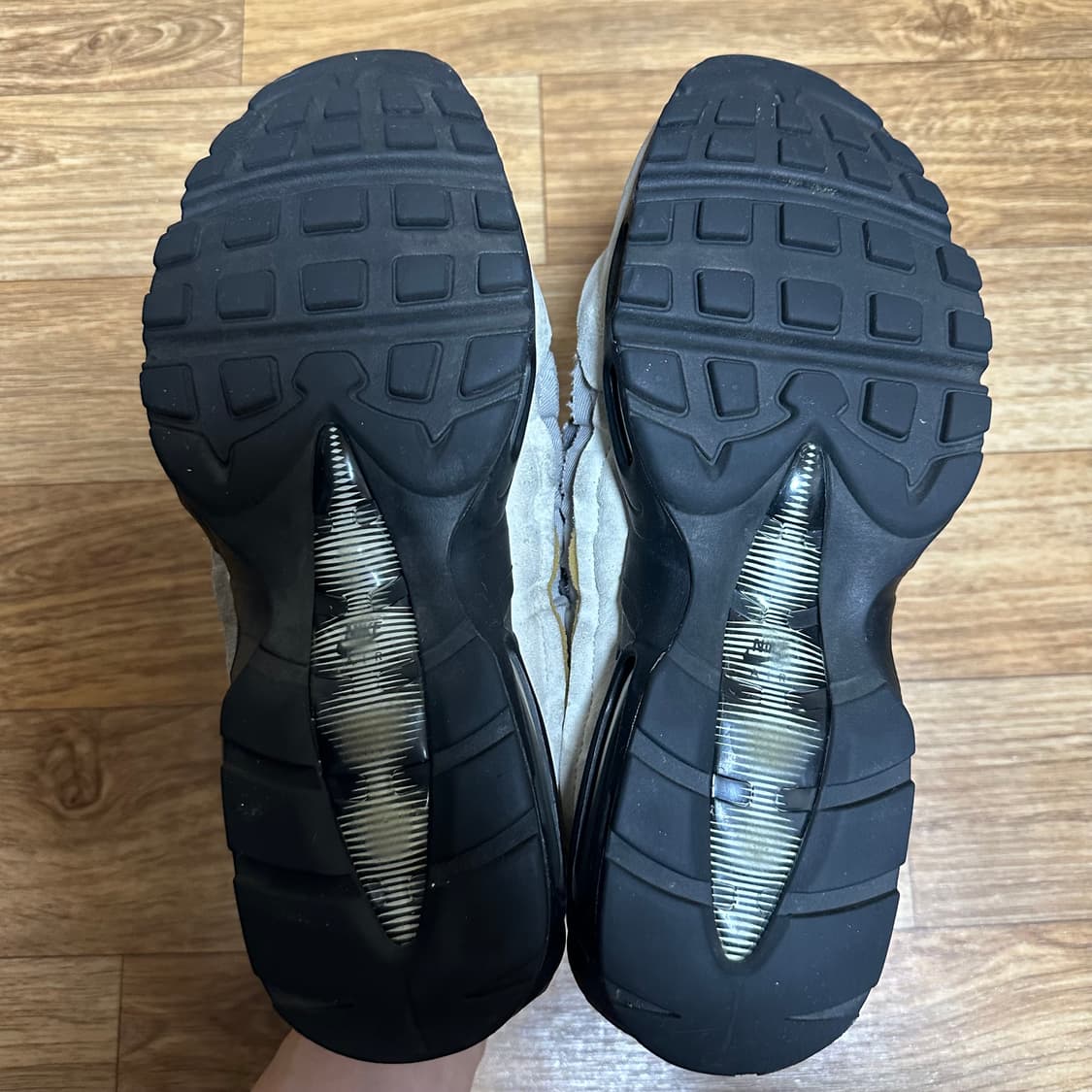 나이키 꼼데가르송 옴므 플러스 에어맥스 95 차콜 280사이즈 상품이미지9