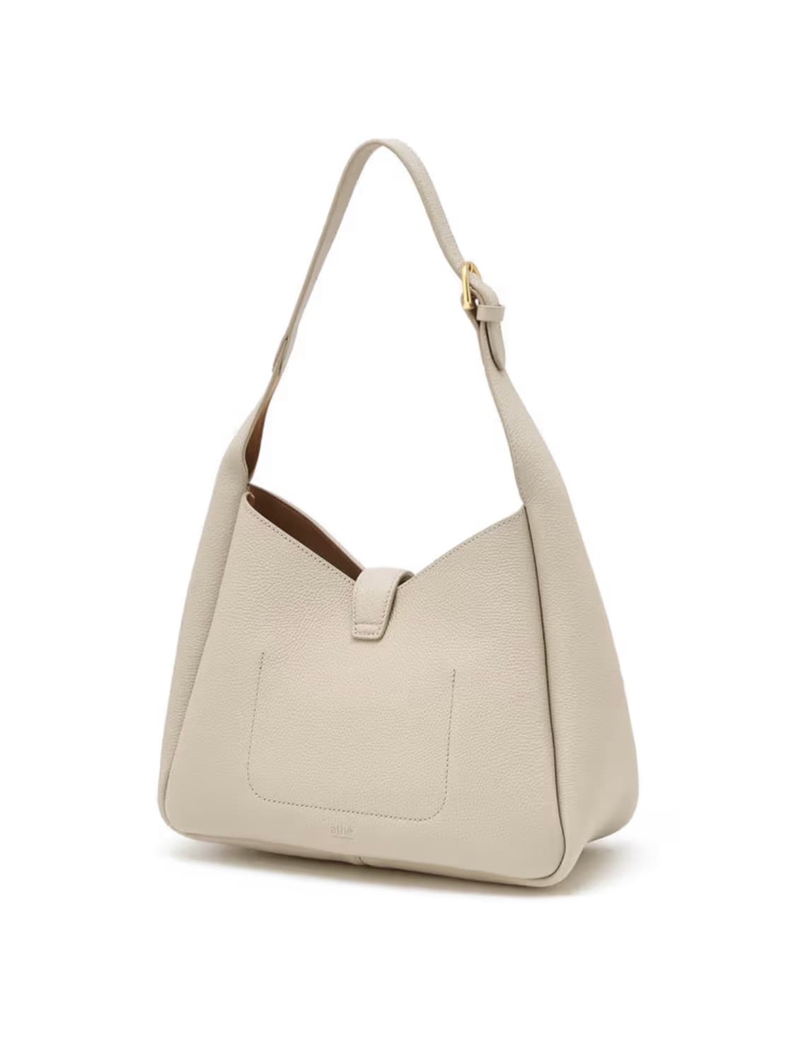 [새상품] 아떼 바네사브루노 아이보리 슈렁큰 레더 호보백 M 상품이미지3