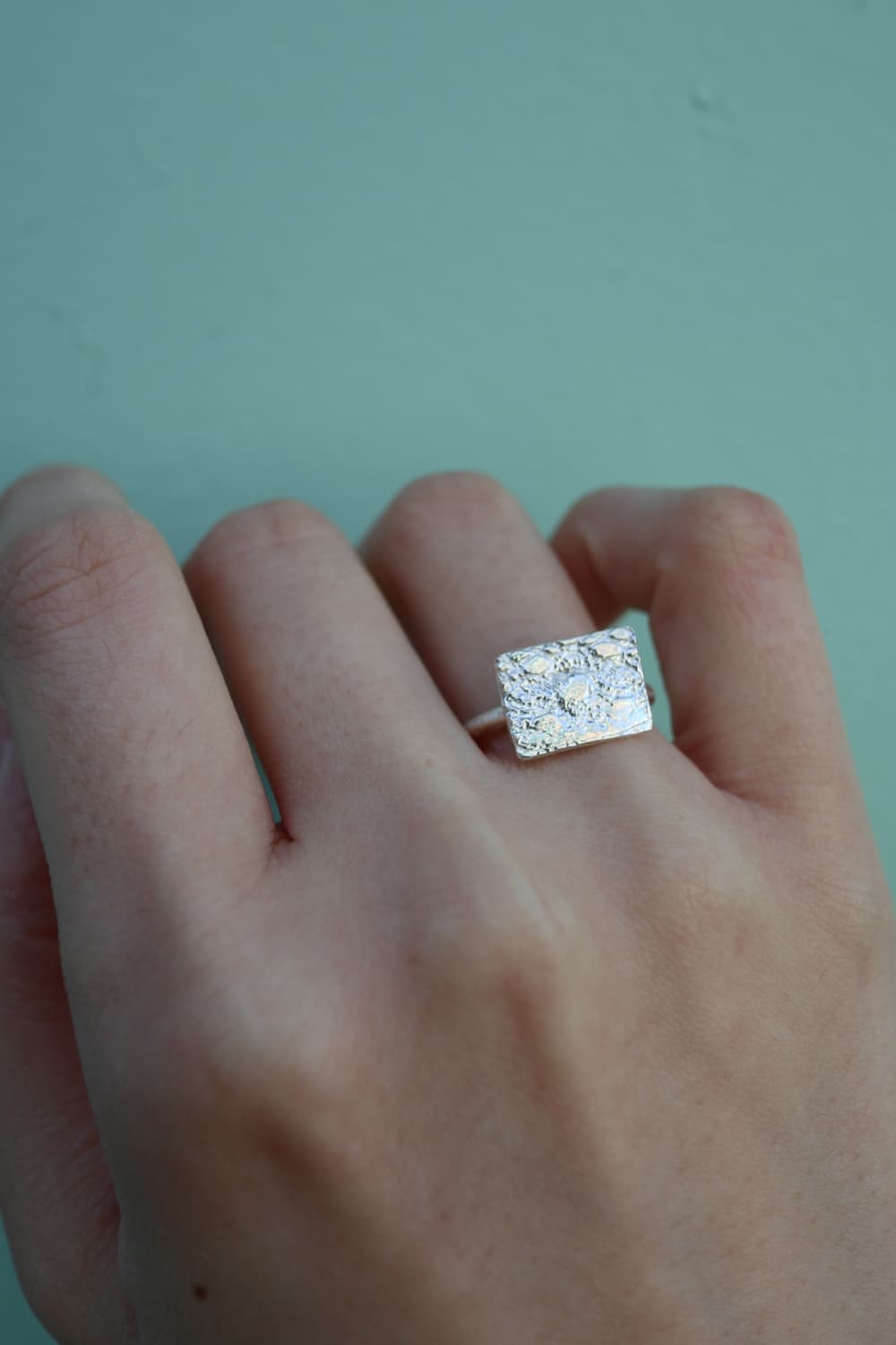 grain silver ring 상품이미지1