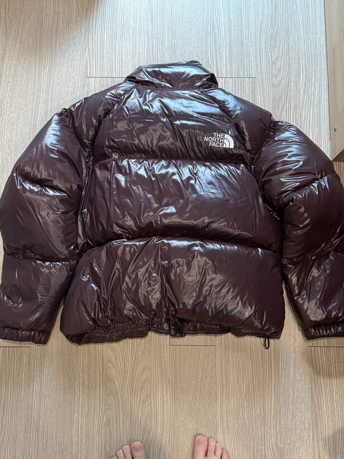 노스페이스 화이트라벨 패딩 브라운S 상품이미지3