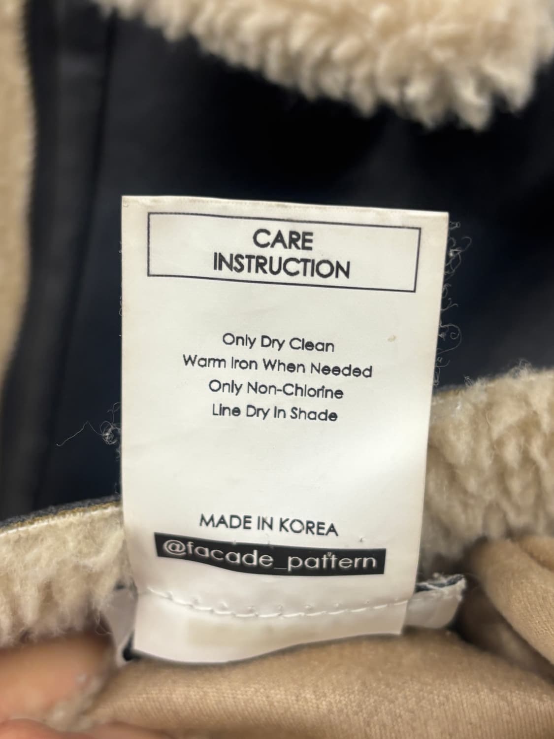 파사드패턴 리버시블 무스탕 자켓 상품이미지6