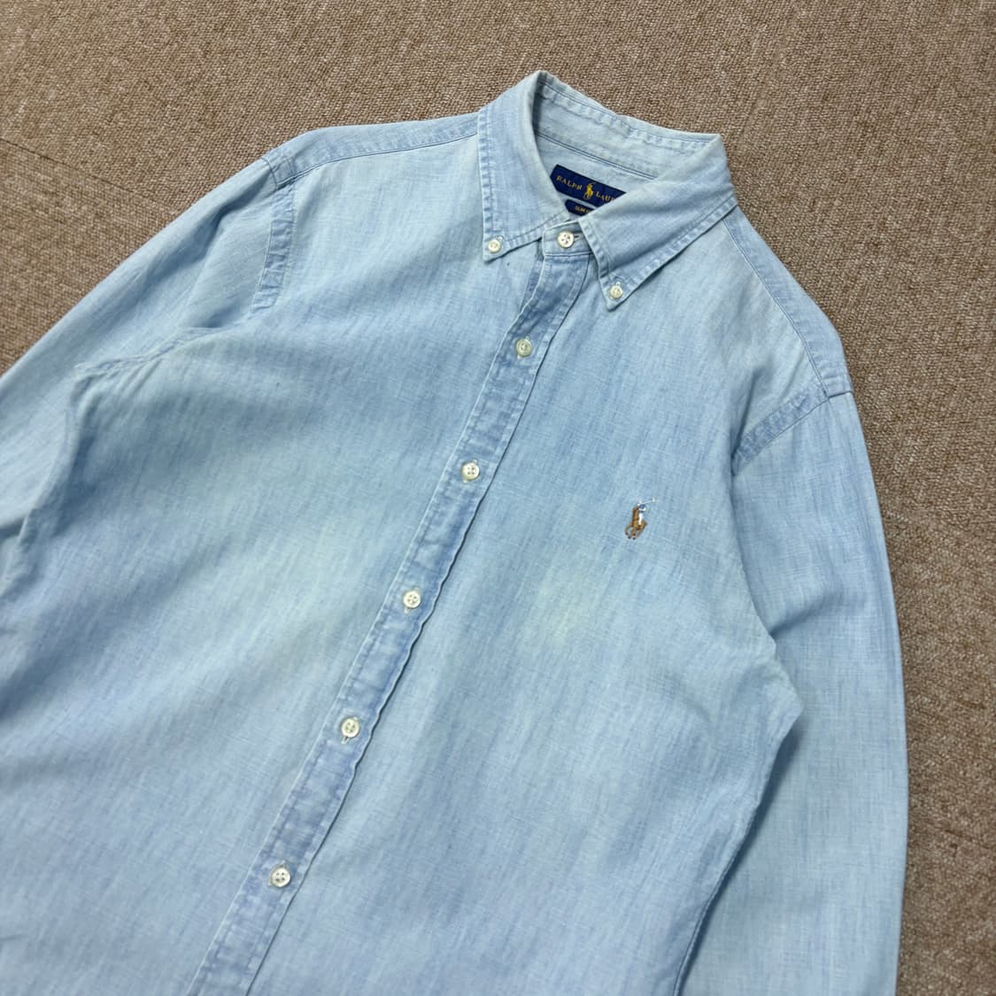 큐알 폴로 랄프로렌 데님셔츠 상품이미지3