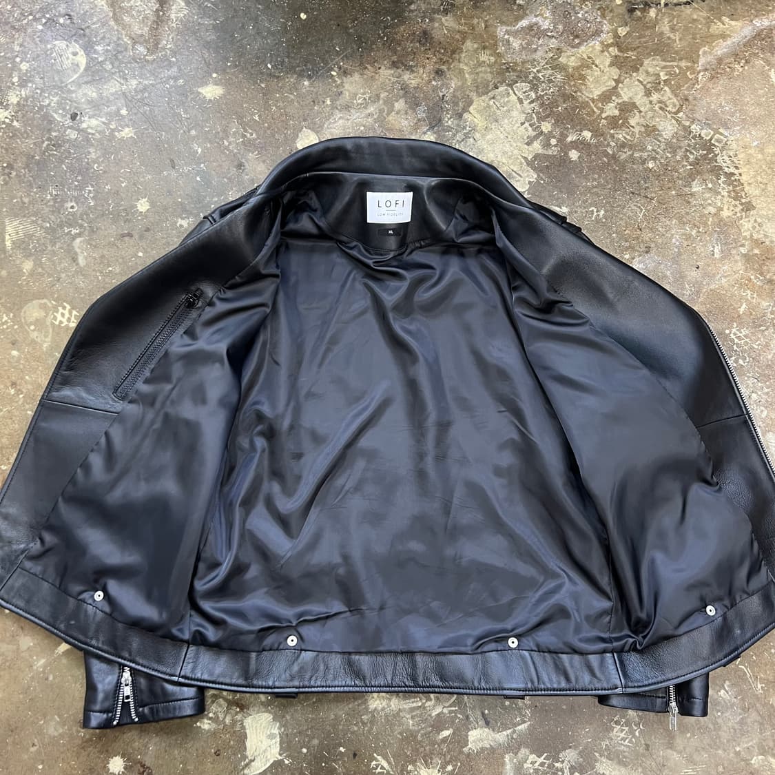 XL) 로파이 램스킨 양가죽 라이더 자켓 가죽자켓 상품이미지5