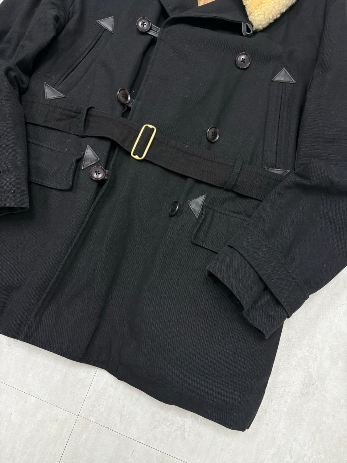 히스테릭 블랙 트렌치 코트#93 상품이미지4