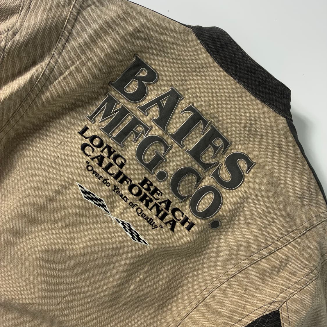 Bates  베이츠 레더 패치 모터사이클 레이싱 자켓  상품이미지4