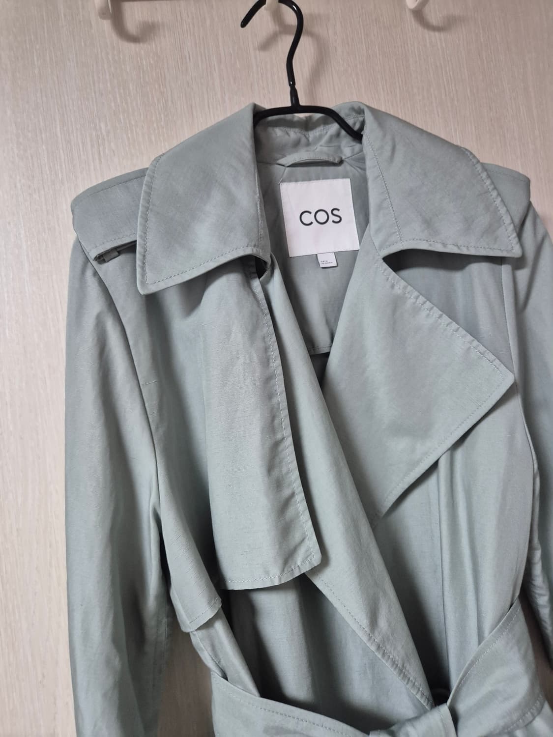 COS 코스 롱트렌치 린넨  코트  34 신형 리오셀 상품이미지6