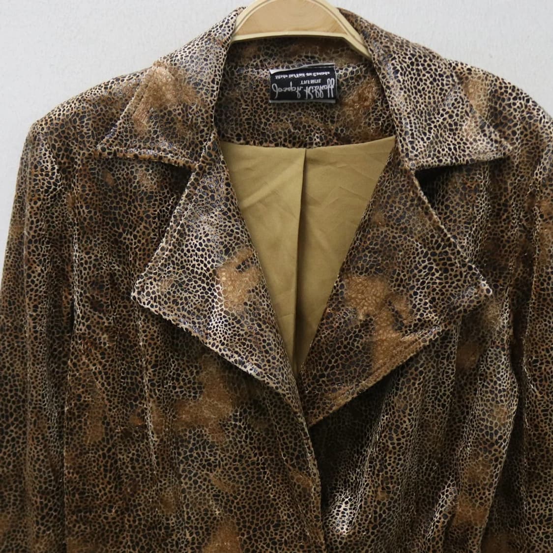 90'S JOSEPH RIBKOFF 호피 패턴 자켓 61915 상품이미지5