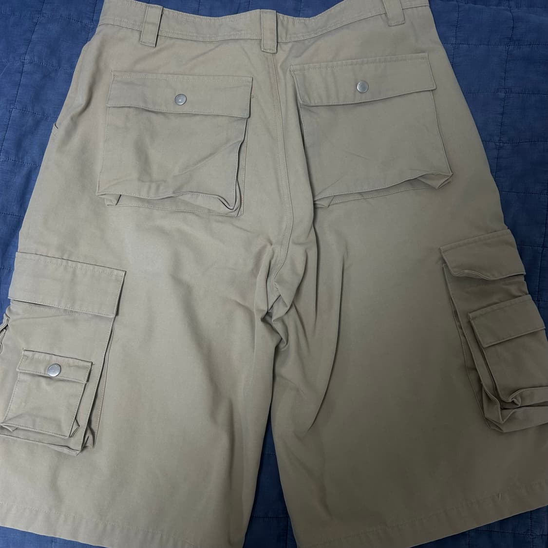 (M) 노우웨이브 멀티포켓 카고 버뮤다 팬츠 베이지 상품이미지6