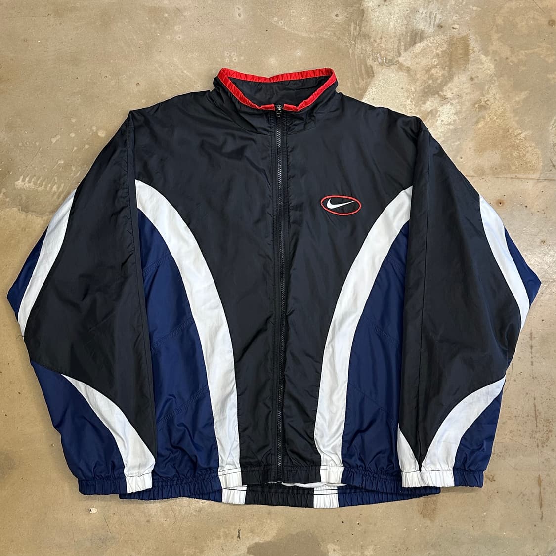 L 나이키 90s 빈티지 빅스우시 배색 바람막이 상품이미지2