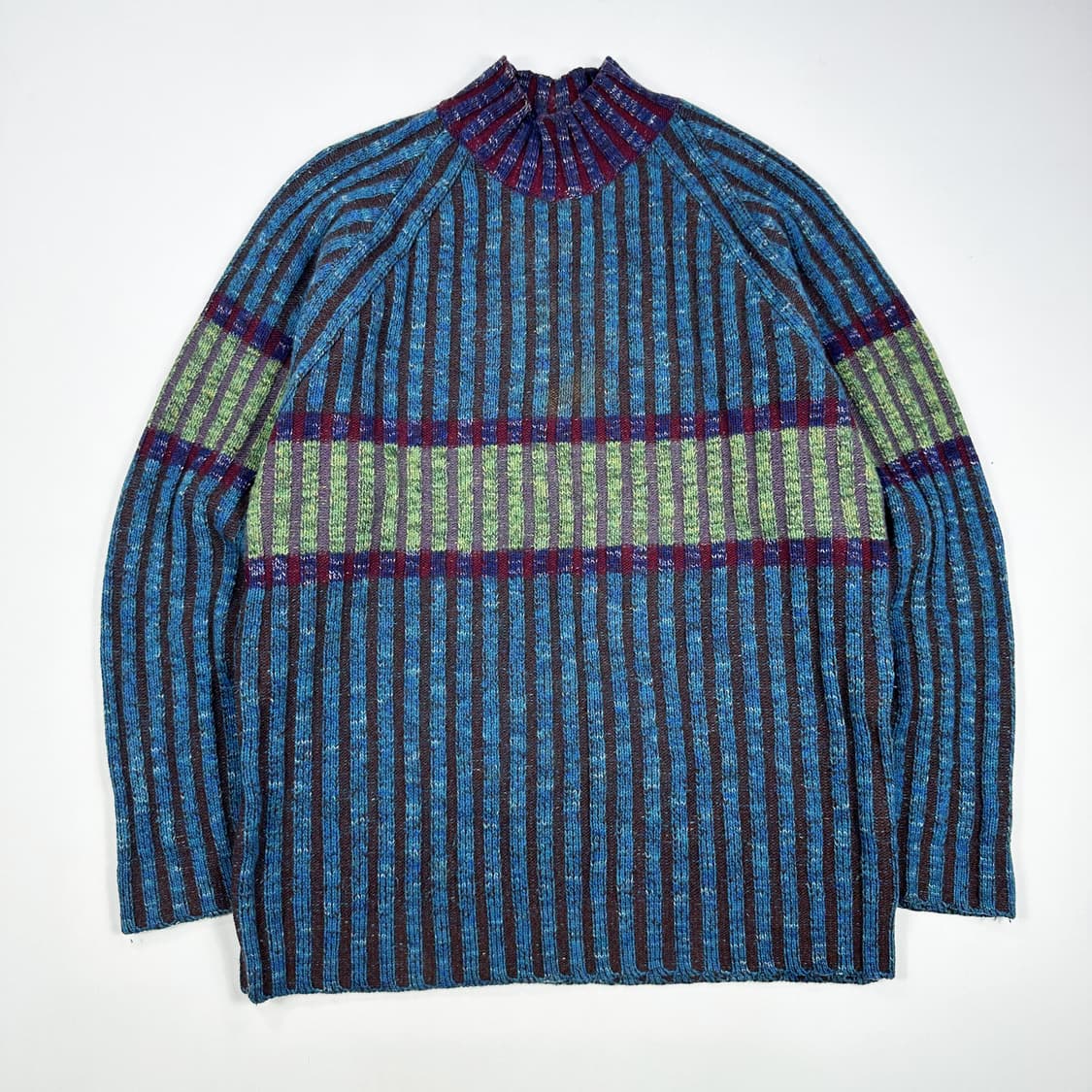 KENZO 겐조 클래식 모크넥 케이블 니트 L 상품이미지1