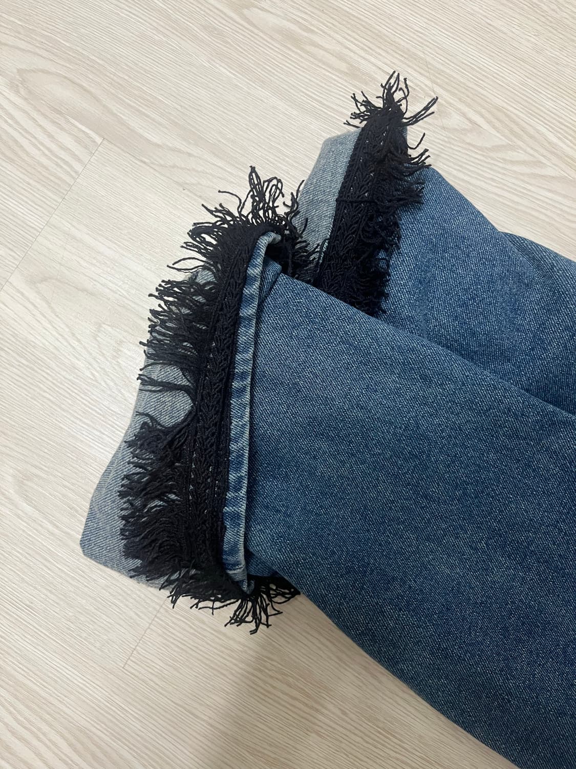 김아홉 fringe long denim (roll-up) s 상품이미지10